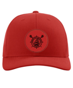 CHRHS Richardson 112 Red Hat with Red Lacrosse Leather Patch