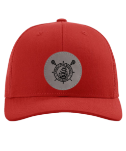 CHRHS Richardson 112 Red Hat with Gray Lacrosse Leather Patch