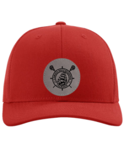 CHRHS Richardson 225 Red Hat with Gray Lacrosse Leather Patch