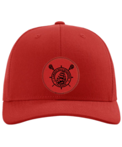 CHRHS Richardson 225 Red Hat with Red Lacrosse Leather Patch